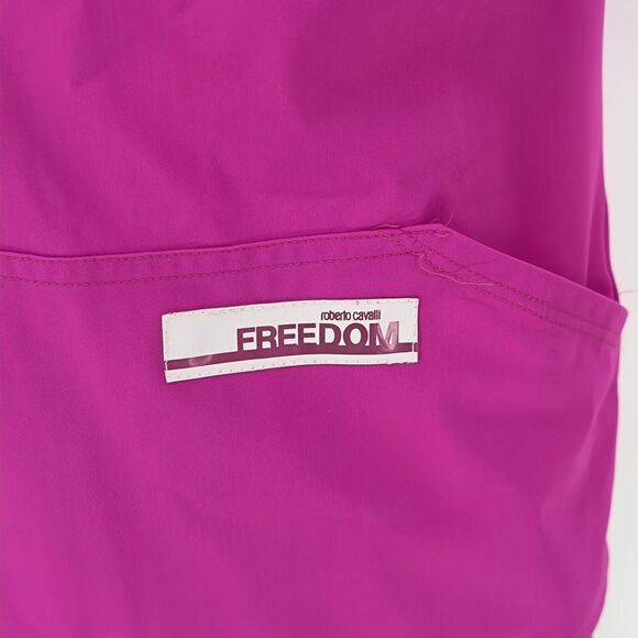 ROBERTO CAVALLI Freedom Mock Neck Tank  Active‎ Top Sleeveless Size 42 Magenta - Picture 4 of 11